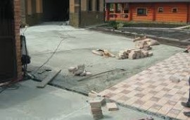 Укладка тротуарной плитки, ландшафтный дизайн в Шилово