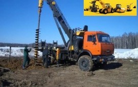 Ямобур Буровая установка аренда СПЕЦТЕХНИКИ