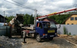 Малогабаритный бетононасос 16 и 26 метров услугказ