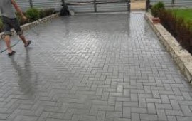 Укладка тротуарной плитки