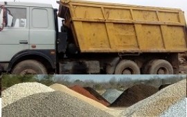 Доставка щебень*песок*земля*навоз самосвалы услуги