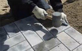 Укладка брусчатки, тротуарной плитки