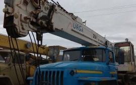 Услуги Аренда крана Урал 25т.