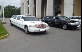 Прокат лимузина на свадьбу. заказ авто с водителем