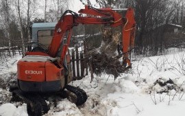 Миниэкскаватор в аренду услуги*заказ