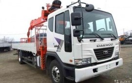 Аренда Кран манипулятор Daewoo Ultra Novus 10т куз
