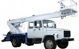 Аренда/ услуги телескопической автовышки 17м