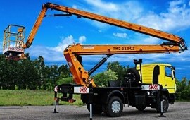 Автовышка 22м аренда услуги заказ в Мулловке
