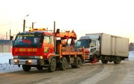 Эвакуация грузовых автомобилей полной массой до 55