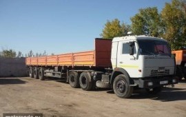 Камаз-полуприцеп грузоперевозки длинномер услуги