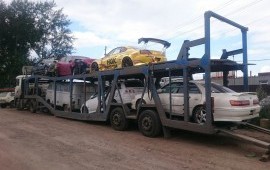 Доставка автомобилей собственным парком автовозов