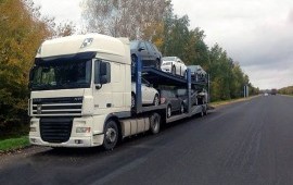 Первозим автомобили автовозом