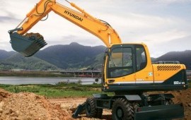 Аренда колесного экскаватора Hyundai R180