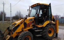 Уборка и вывоз снега экскаватор-погрузчик JCB и са