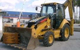 Аренда экскаватора-погрузчика Caterpillar428E*Омск