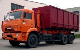 Вывоз мусора контейнером.Пухто.