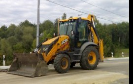 Услуги экскаватора погрузчика JCB-3cx