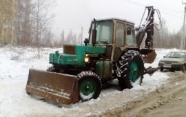 Трактор в аренду для чистки снега