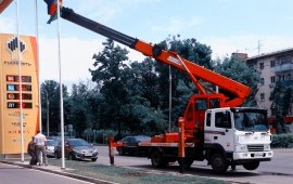 Аренда услуги автовышки мехруки 10-45м