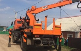 Ямобур, электромонтажные работы.
