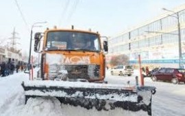 Вывозим снег в Трубчевске