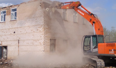 Демонтаж снос зданий разработка котлована земляные в Уфе