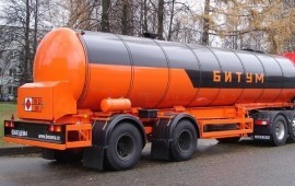 Перевозка битума битумовозом Man