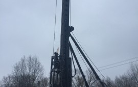 Работы по забивке свай