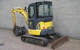 Аренда гусеничного миниэкскаватора KOMATSU
