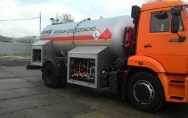 Перевозка газа автомобильным транспортом КАМАЗ