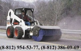 Услуги аренда мини погрузчика Bobcat СПБ обл