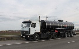 Перевозка битума МАЗ
