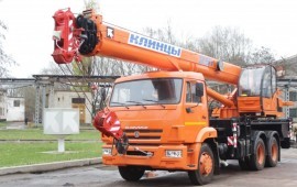 Аренда автокранов 25т, 50т, 100т.