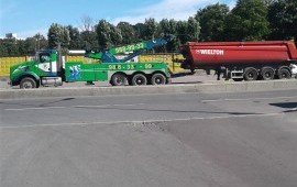 Грузовой эвакуатор частичной погрузки