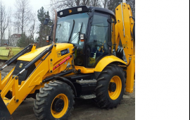 Аренда экскаватора погрузчика JCB3cx гидромолота