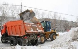 Уборка снега. Щетка, отвал, трактор