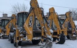 Аренда и услуги экскаваторов погрузчиков JCB