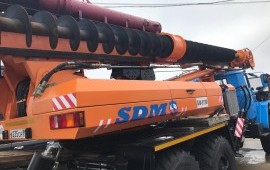 Услуги сваебоя вездеход ямобур
