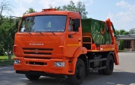 Услуги бункеровоза. Вывоз строительного мусора