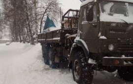 Кран борт КамАЗ вездеход