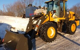 Уборка снега погрузчиком 1,8куб. услуги, заказ