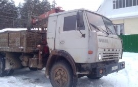Камаз с краном манипулятором грузоперевозки