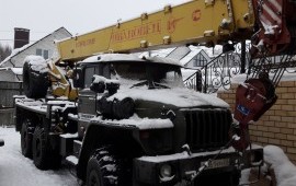 Автокран 16т стрелла 18м урал ВЕЗДЕХОД