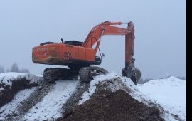 Экскаватор крупногабаритный аренда услуги заказ