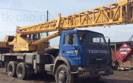 Аренда автокрана КС-55713-1В «Галичанин» на 25 тон