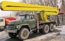 Услуги автовышки, вездеход 28м.