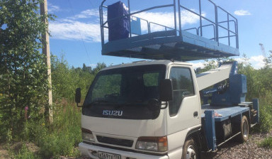 Аренда Автовышки с люлькой 4х2м услуги заказ