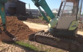 Миниэкскаватор услуги аренда заказ