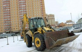 Услуги экскаватора- погрузчика аренда