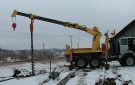 Ямобур , автобуровая